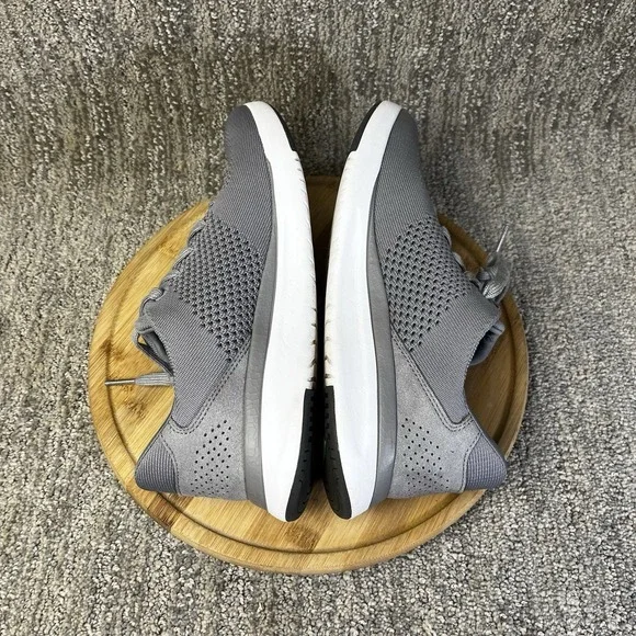 Kizik Lima Knit Womens Size 8.5 Wide Gray Athletic Shoe Mesh Lace Up Sneaker GUC - Picture 11 of 12